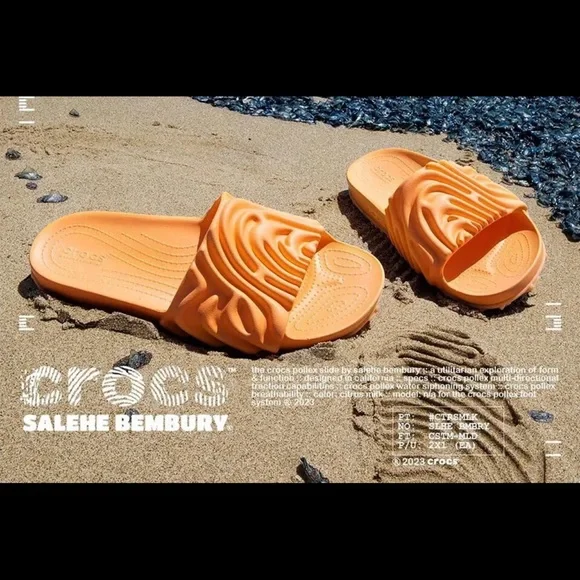 CROCS | Shoes | Crocs Pollex Slide By Salehe Bembury Citrus Milk